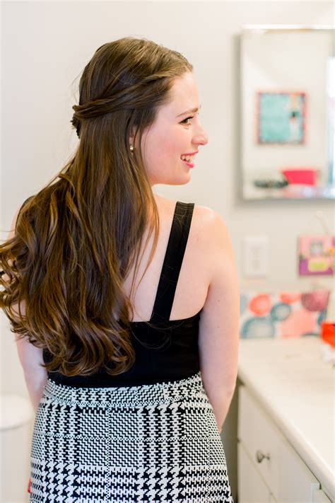 The Easiest Half Up Hair Tutorial Ever Southern Belle In Training