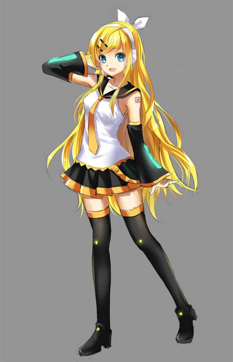 Kagamine Rin Vocaloid Drawn By Altheasakiya0000 Danbooru