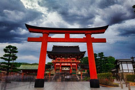 Fushimi Inari Taisha Shrine In Kyoto Japan Asia Stock Photo