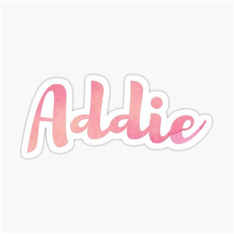 Addie Sticker By Ampp Redbubble