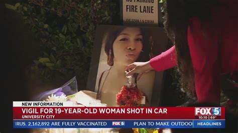 Vigil Honors 19 Year Old Woman Fatally Shot In Car Youtube
