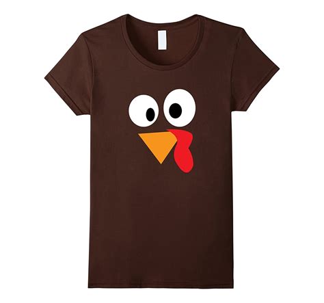 Happy Thanksgiving Funny Turkey Face T Shirt