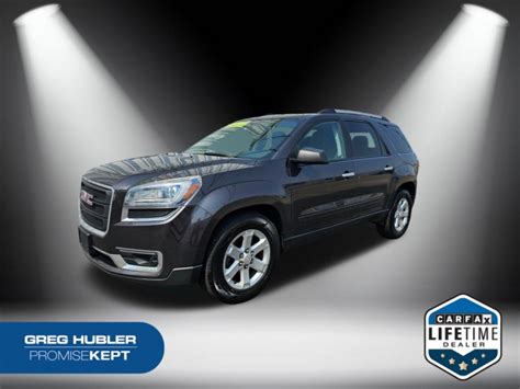 Pre Owned 2014 Gmc Acadia Sle 2 4d Sport Utility In Marion 3g23062c