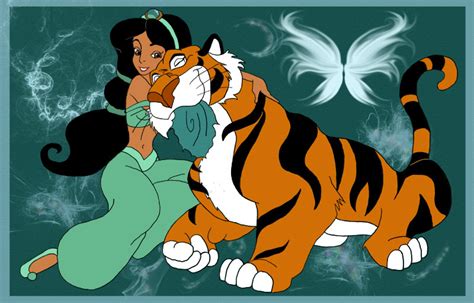Princess Jasmine And Rajah By Laurine Tellier On Deviantart