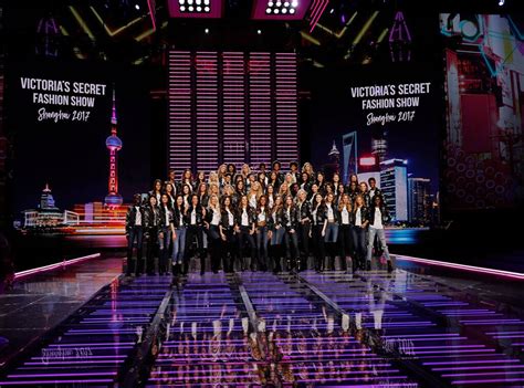 The Stage From Victorias Secret Models Arrive In China For 2017