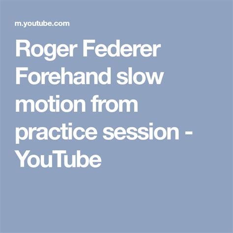 The federer forehand is a shot that's helped the swiss legend win 17 grand slams and dominate the sport like no other player before him. Roger Federer Forehand slow motion from practice session ...