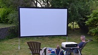 Visual Apex Projector Screen 144" 4K Portable Indoor/Outdoor Movie ...