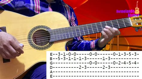 Requinto Tutorial En Guitarra Con Tabs Dos Coronas A Mi Madre