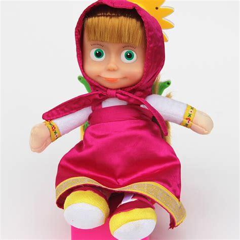 Musical Masha Doll Can Singsing She Can Sing Martha Cartoon Son Plush Toysdoll Clothes For Sale
