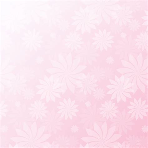 Pink Flowers Pattern Background Vector Free Download