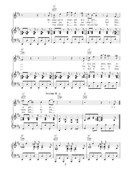 For You Blue By The Beatles Digital Sheet Music For Pianovocal