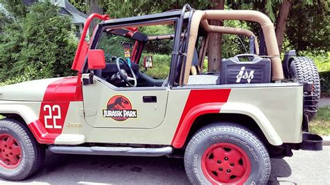 Perfectly Replicated Jurassic Park Jeep Was Spotted In Binghamton