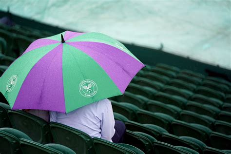 Wimbledon Weather Rain And Sunny Spells Forecast As Championship Gets