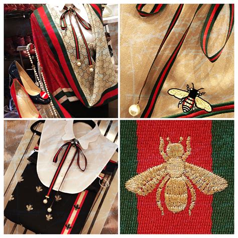 This Season It S All About The Gucci Inspired Bee From Delicate Neck Ties With Statement Pearls