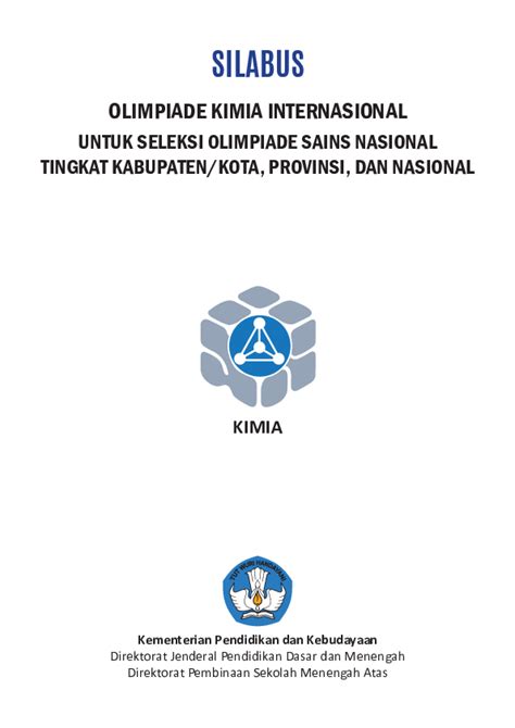 Pdf Silabus Olimpiade Kimia Internasional Untuk Seleksi Olimpiade