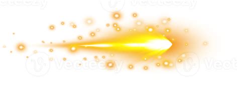 Yellow Horizontal Lens Flares Laser Beams Horizontal Light Rays