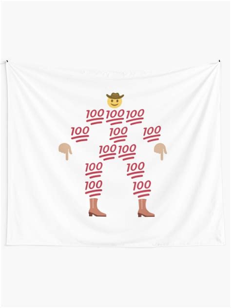 Emoji Sheriff Tapestry By Cheesy Puffs Redbubble