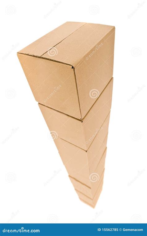 Tower Of Cardboard Boxes Royalty Free Stock Photo Image 15562785