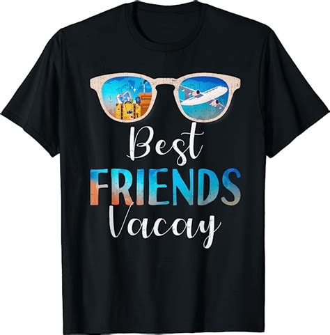 Best Friends Vacay Vacation Squad Group Cruise Drinking Fun T Shirt
