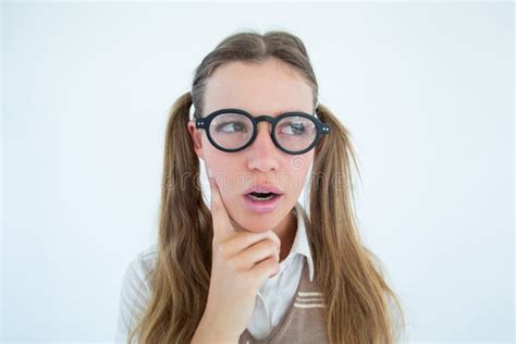 Confused Geeky Hipster Woman Stock Photos Free And Royalty Free Stock