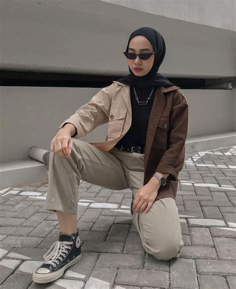 Hijab Outfit Of The Day For Teenager Inspiration 2020 Ootd Hotd Hijabfashion Model Pakaian