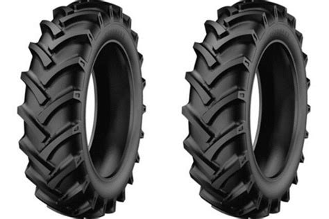 Two 750 20 750x20 Starmaxx Tractor Lug Tires And Tubes Heavy Duty 8 Ply