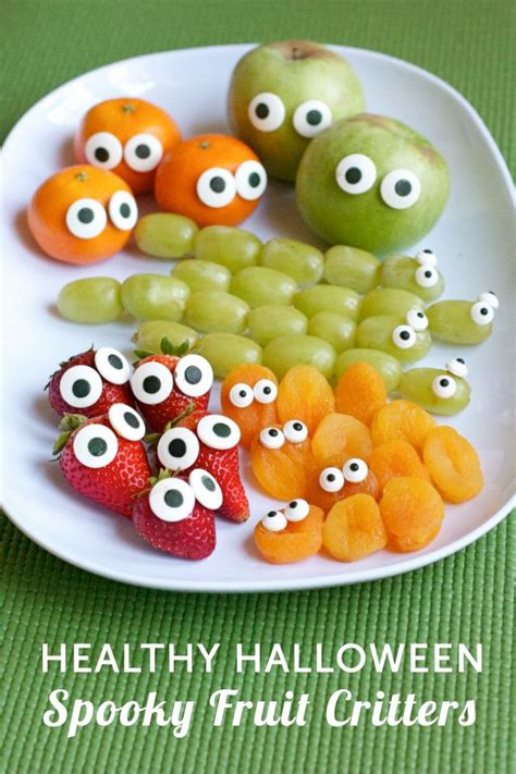 Such A Simple Way To Make A Healthy Snack For Halloween Totally Doing
