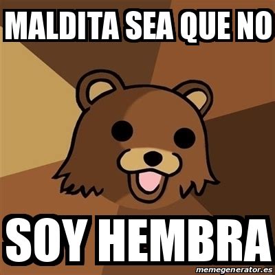 Meme Pedobear Maldita Sea Que No Soy Hembra