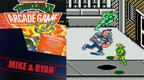 Teenage Mutant Ninja Turtles Ii The Arcade Game Nes Mike And Ryan