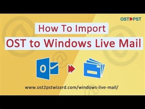 Get free help, tips & support from top experts on importer exporter mail related issues. How to Export / Import #OST to #Windows #Live #Mail in 3 Steps? | Windows live mail, Live mail ...