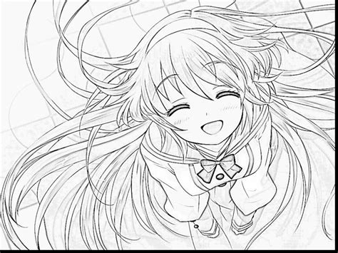52 Anime Coloring Pages For Girls Cute Anime Girl