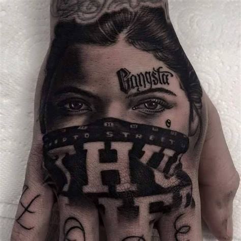 Tattooat On Twitter Hand Tattoos For Guys Gangsta Tattoos Tattoos