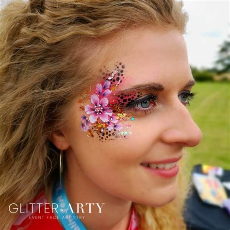 Glitter Arty Face Painting Or Art Form Trendy Art Ideas