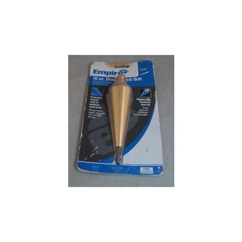 Easy To Clean And Maintain Plumb Bobs Empire 916br 16oz Brass Plumb Bob New Tools And Workshop