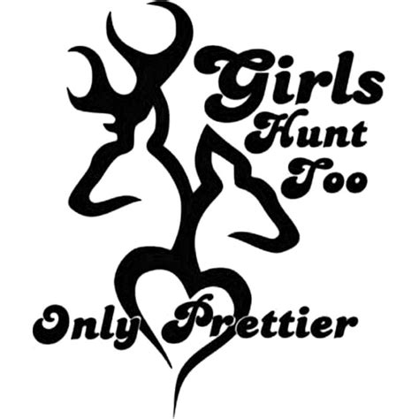 15 2cm 18cm girls hunt too only prettier hunting sportsman reflective car stickers car styling