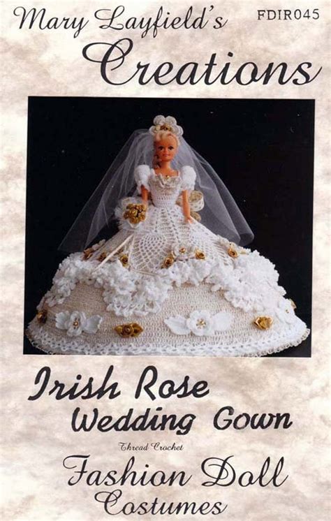 Crochet Barbie Doll Wedding Dress Mary Layfield S Creation Etsy