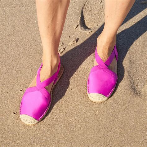 Womens Hot Pink Slingback Sandals The Seafarer Sea Star Beachwear
