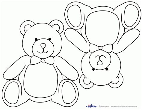 Teddy Bear Template To Cut Out