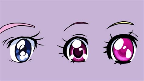 Tutorial Coloring Eyes Precure Style Youtube