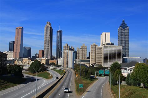 Atlanta Georgia Downtown Skyline By Richard Krebs Atlanta Skyline