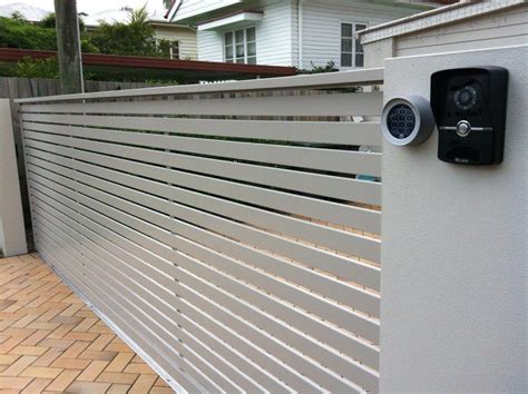 Intercom Systems House Exterior Modern Gate House Front