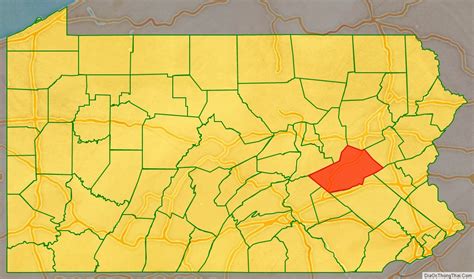 Map Of Schuylkill County Pennsylvania