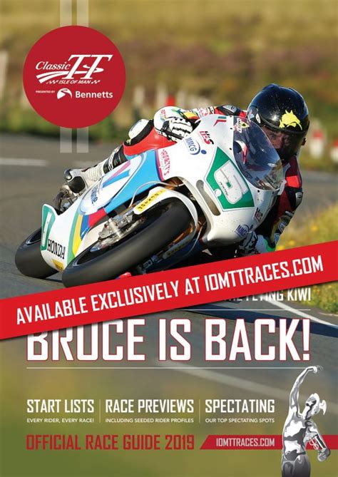 The isle of man tt races. 2019 FoM Programme Now Available