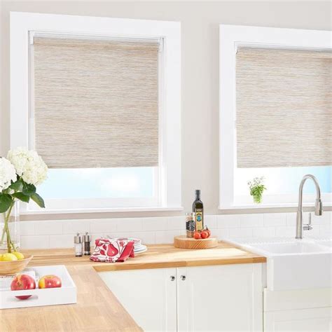 Find the perfect cloth blinds stock photos and editorial news pictures from getty images. CHF Kenza 39-in Natural Light Filtering Cordless Roller ...