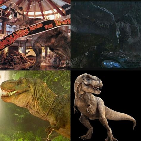 Feature All The Tyrannosaurus Rex In The Jurassic Parkjurassic World
