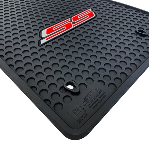Lloyd Mats Signature Rubber All Weather Floor Mats For Chevy Camaro 2010 2015 With Red Ss 2pc