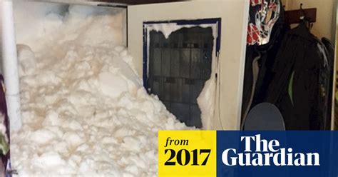 Avalanche Comes Through Mans Front Door Snow The Guardian