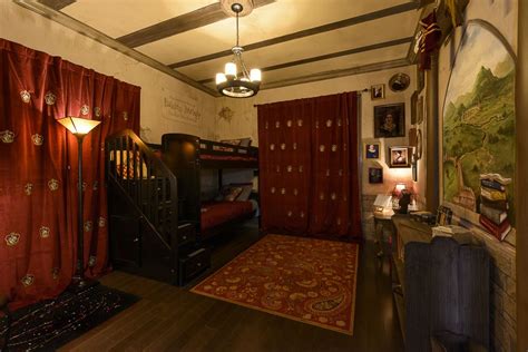 Geeky Bedrooms For Grownups Geek And Sundry Harry Potter Room Decor Harry Potter Bedroom