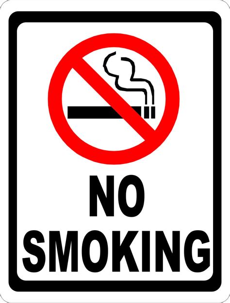 No Smoking Sign With Symbol Signs By Salagraphics