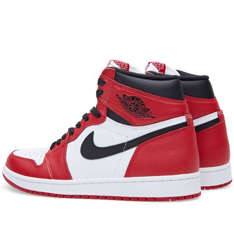 Air Jordan 1 Red And White Communauté Mcms